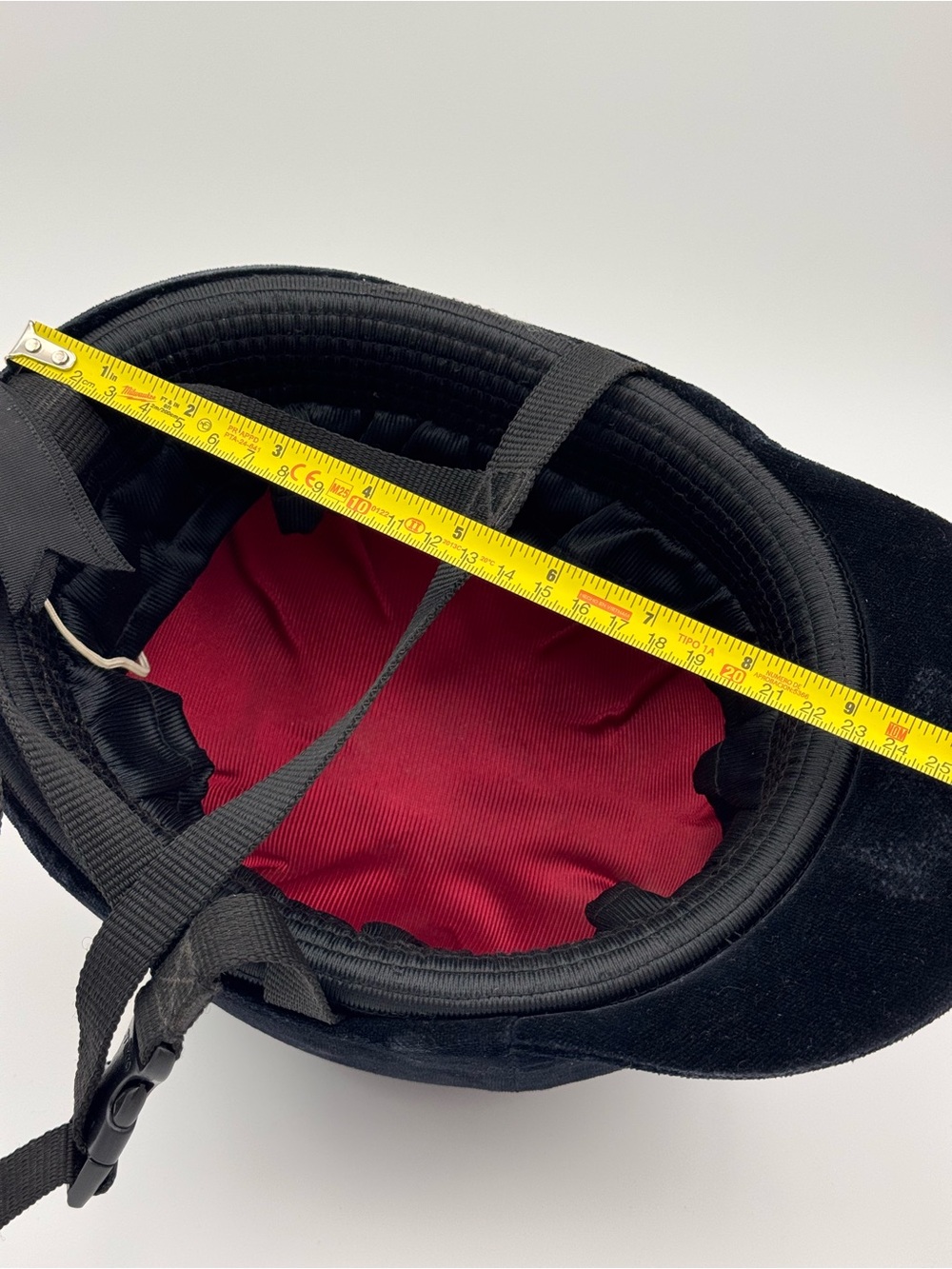 Black Velvet Riding Cap - Picture 8 of 9